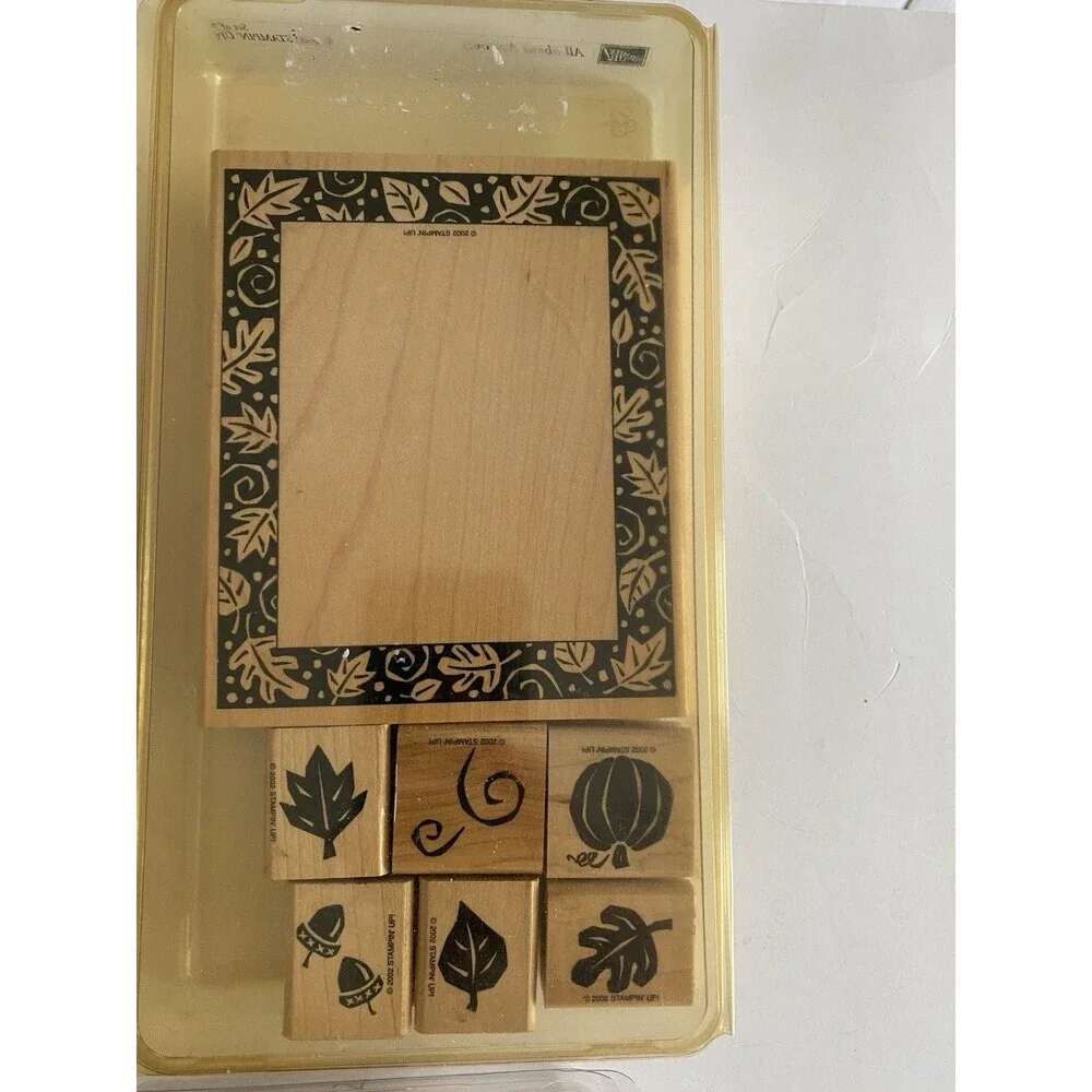 STAMPIN' UP! MIXED lot of Discontinued Mounted Rubber Stamps Vintage 2000’s